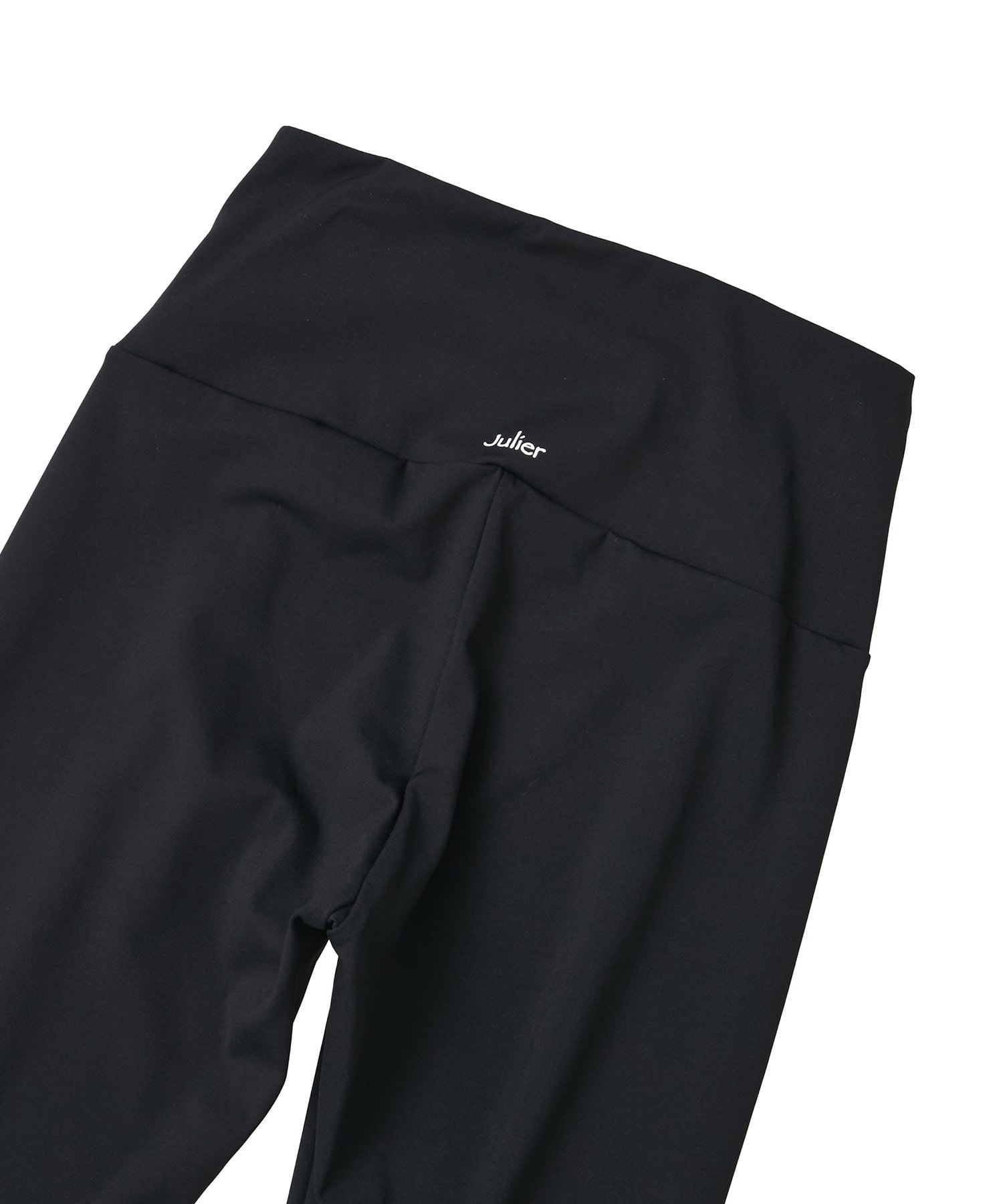 【Julier】YOGA FITフレアレギンス/UVカット・吸汗速乾・ホットヨガ対応・水着・水陸両用 詳細画像 ブラック 13