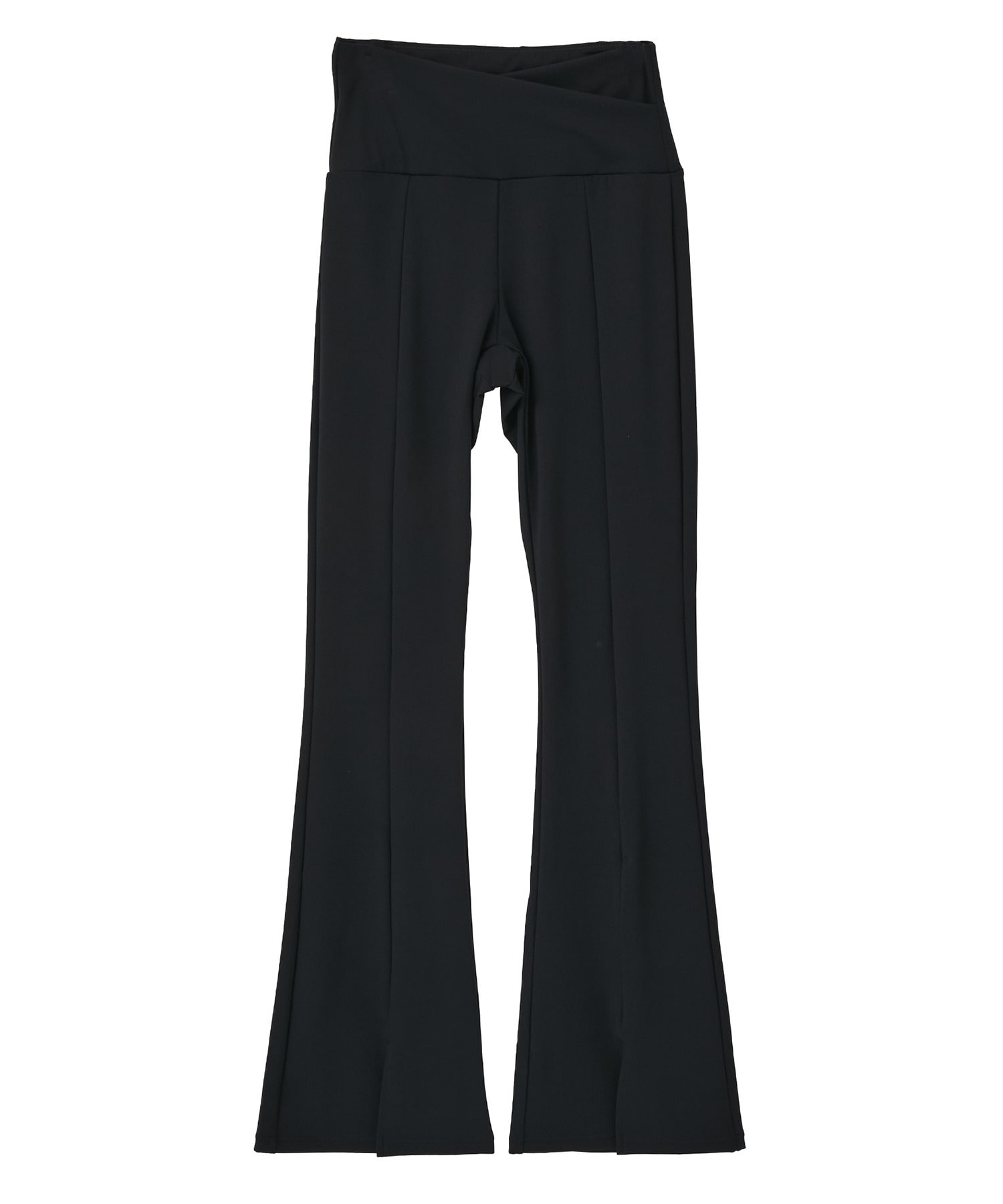 【Julier】YOGA FITフレアレギンス/UVカット・吸汗速乾・ホットヨガ対応・水着・水陸両用 詳細画像 ブラック 1