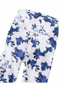 【Julier】flash flowerプリントレギンス/UVカット・吸汗速乾・ホットヨガ対応・水着・水陸両用 詳細画像 ブルー 11