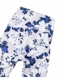 【Julier】flash flowerプリントレギンス/UVカット・吸汗速乾・ホットヨガ対応・水着・水陸両用 詳細画像 ブルー 12