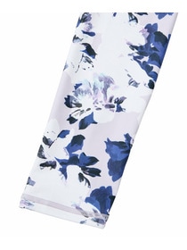 【Julier】flash flowerプリントレギンス/UVカット・吸汗速乾・ホットヨガ対応・水着・水陸両用 詳細画像 ブルー 13