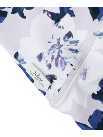 【Julier】flash flowerプリントレギンス/UVカット・吸汗速乾・ホットヨガ対応・水着・水陸両用 詳細画像 ブルー 15