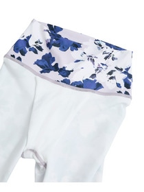 【Julier】flash flowerプリントレギンス/UVカット・吸汗速乾・ホットヨガ対応・水着・水陸両用 詳細画像 ブルー 16