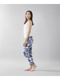 【Julier】flash flowerプリントレギンス/UVカット・吸汗速乾・ホットヨガ対応・水着・水陸両用 詳細画像 ブルー 21