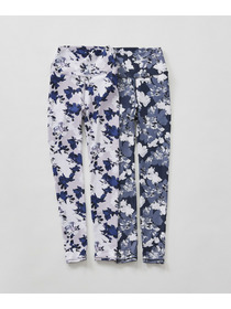 【Julier】flash flowerプリントレギンス/UVカット・吸汗速乾・ホットヨガ対応・水着・水陸両用 詳細画像 ブルー 9