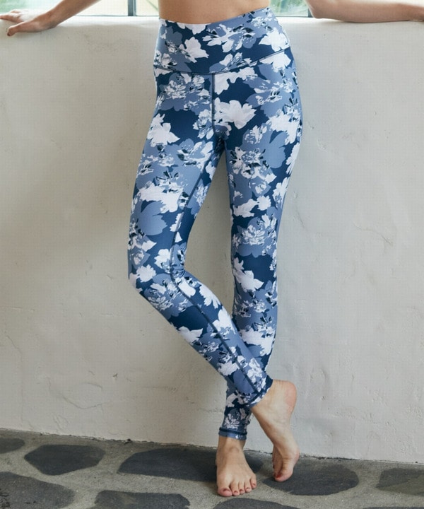 flash flowerプリントレギンス/UVカット・吸汗速乾・ホットヨガ対応・水着・水陸両用flash flowerプリントレギンス/UVカット・吸汗速乾・ホットヨガ対応・水着・水陸両用