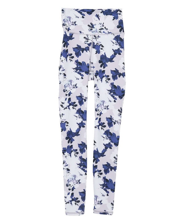 flash flowerプリントレギンス/UVカット・吸汗速乾・ホットヨガ対応・水着・水陸両用 詳細画像 ラベンダー 2