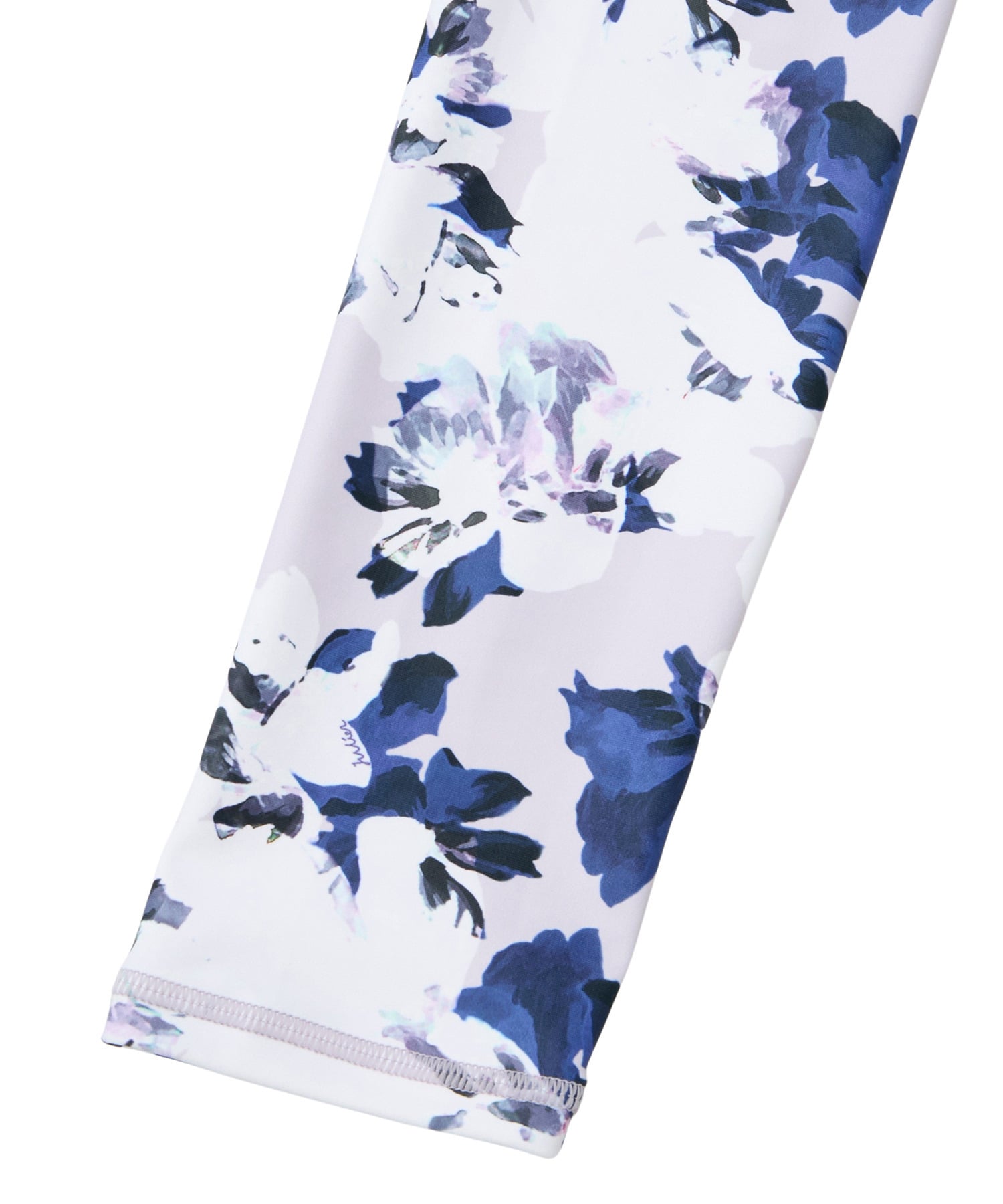 【Julier】flash flowerプリントレギンス/UVカット・吸汗速乾・ホットヨガ対応・水着・水陸両用 詳細画像 ブルー 13