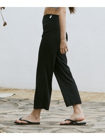 【Julier】エコシーベア天フレアレギンス/エコ・UVカット・ホットヨガ対応・ラッシュガード  詳細画像 ブラック 3