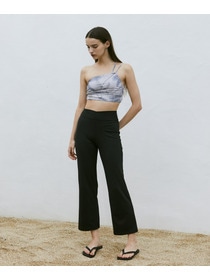 【Julier】エコシーベア天フレアレギンス/エコ・UVカット・ホットヨガ対応・ラッシュガード  詳細画像 ブラック 6