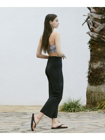 【Julier】エコシーベア天フレアレギンス/エコ・UVカット・ホットヨガ対応・ラッシュガード  詳細画像 ブラック 7