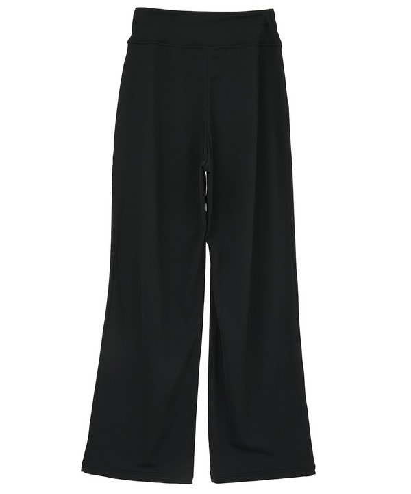 エコシーベア天フレアレギンス/エコ・UVカット・ホットヨガ対応・ラッシュガード  詳細画像 ブラック 4