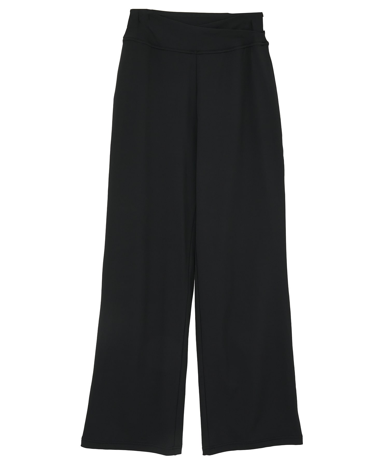 【Julier】エコシーベア天フレアレギンス/エコ・UVカット・ホットヨガ対応・ラッシュガード  詳細画像 ブラック 3