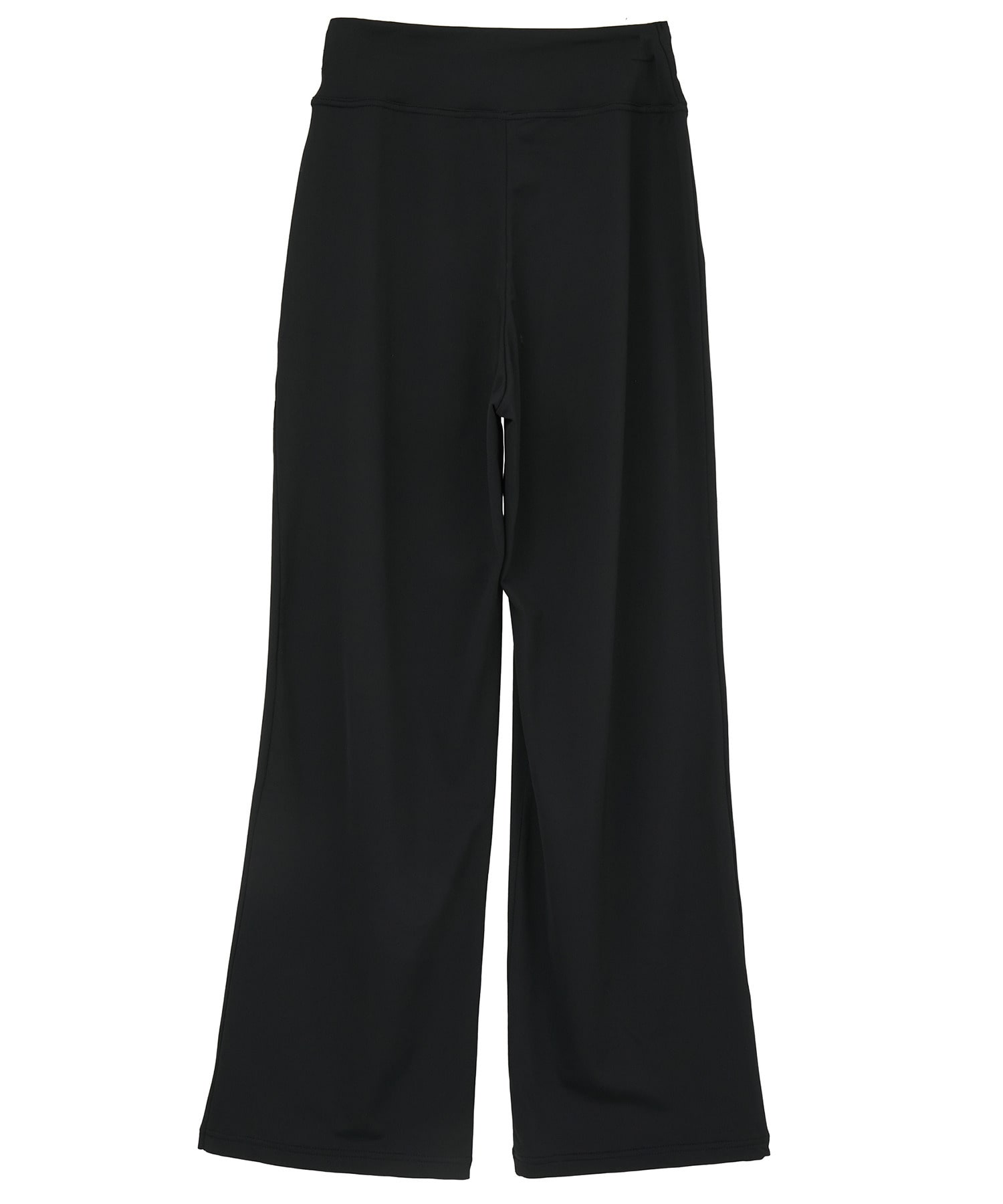 【Julier】エコシーベア天フレアレギンス/エコ・UVカット・ホットヨガ対応・ラッシュガード  詳細画像 ブラック 4