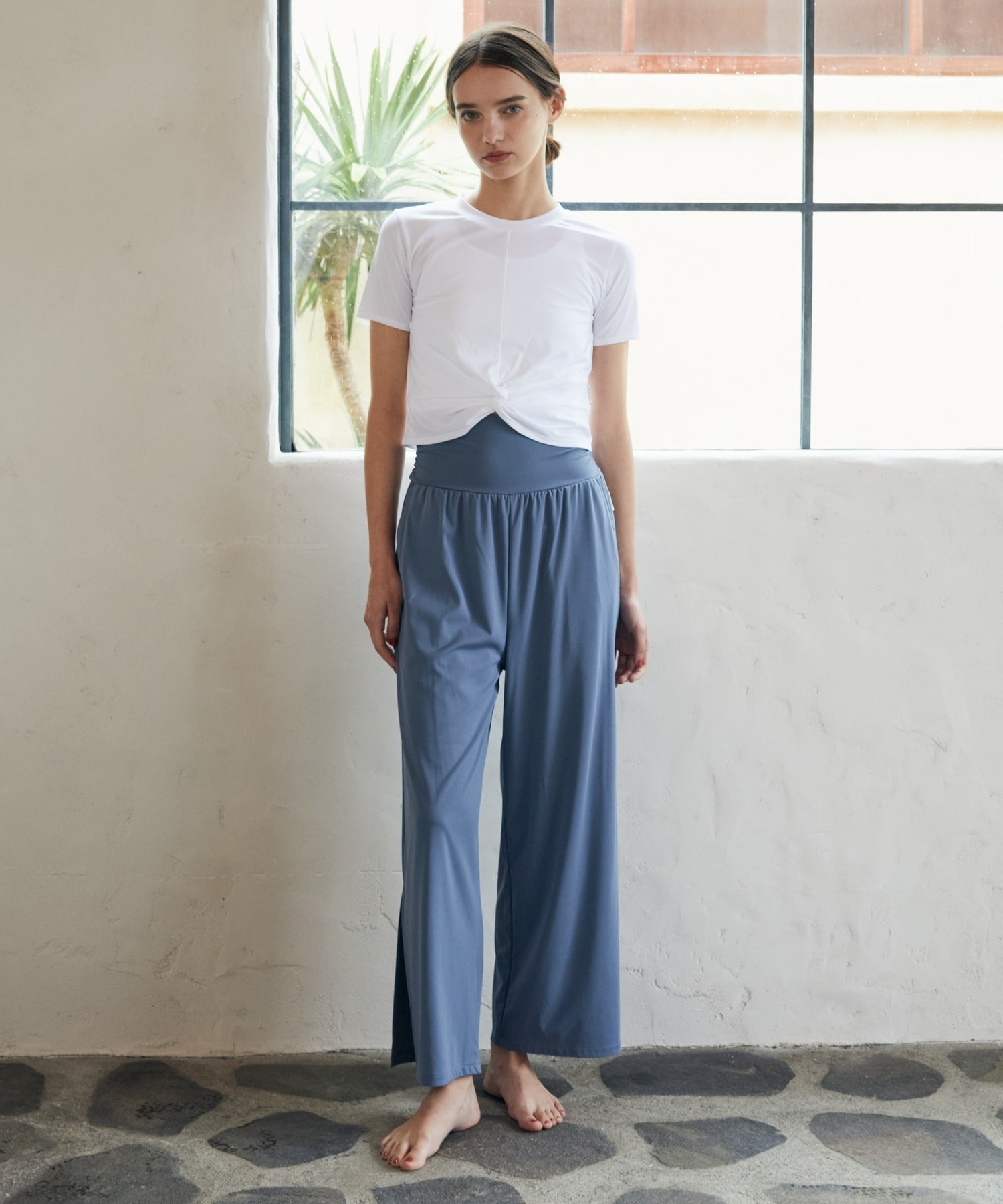 【Julier】アクティブフロー2WAYパンツ/UVカット・吸汗速乾・ハイストレッチ 詳細画像 ブラック 2