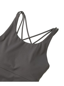 【Julier】【定番】YOGA FITショートトップス/パット付き・UVカット・吸汗速乾・ホットヨガ対応・水着・水陸両用 詳細画像 ブラック 11