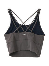 【Julier】【定番】YOGA FITショートトップス/パット付き・UVカット・吸汗速乾・ホットヨガ対応・水着・水陸両用 詳細画像 ブラック 12