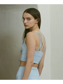 【Julier】【定番】YOGA FITショートトップス/パット付き・UVカット・吸汗速乾・ホットヨガ対応・水着・水陸両用 詳細画像 ブラック 6