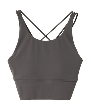 【Julier】【定番】YOGA FITショートトップス/パット付き・UVカット・吸汗速乾・ホットヨガ対応・水着・水陸両用 詳細画像 グレー 1