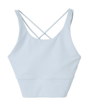 【Julier】【定番】YOGA FITショートトップス/パット付き・UVカット・吸汗速乾・ホットヨガ対応・水着・水陸両用 詳細画像 ブルー 2