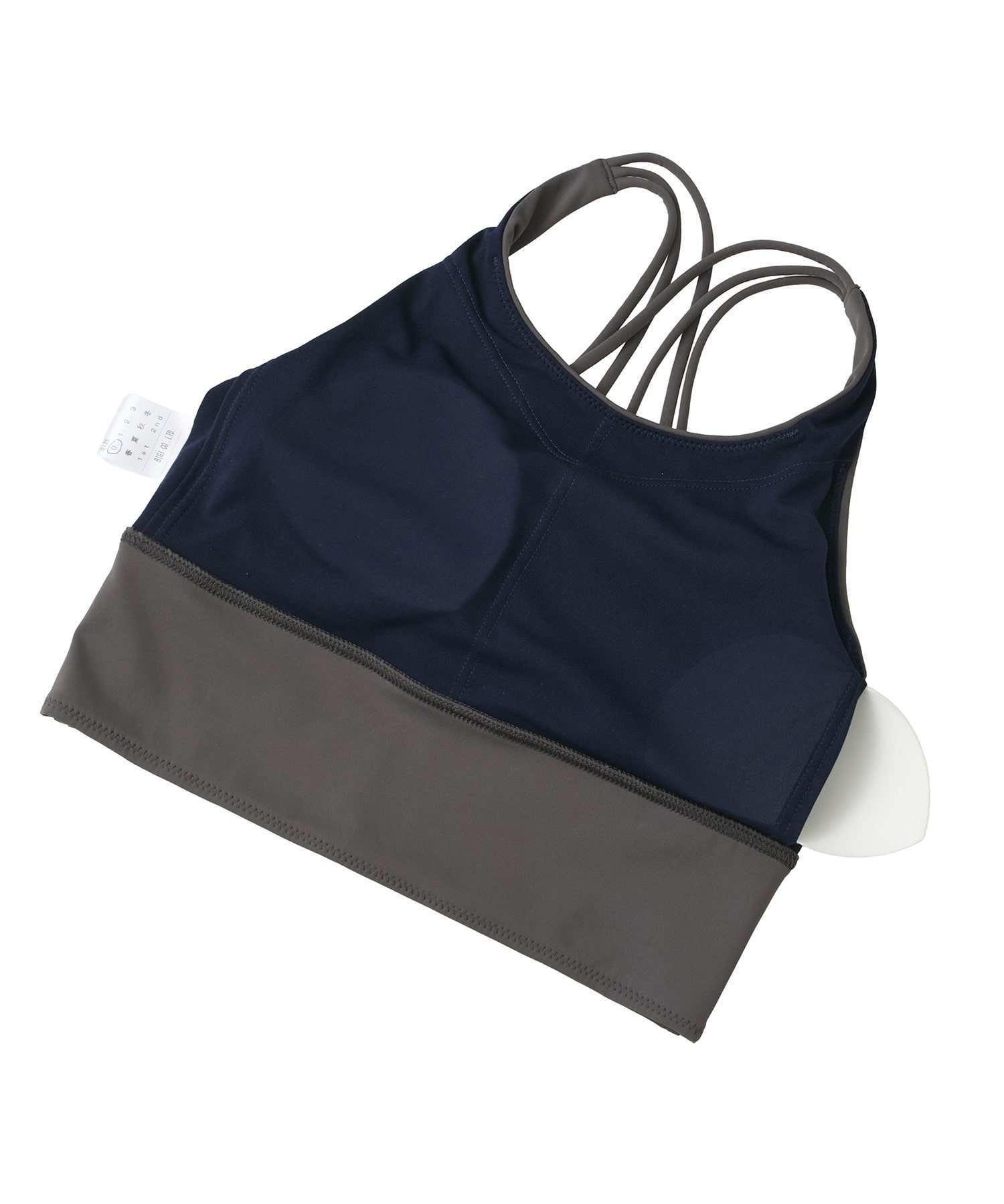 【Julier】【定番】YOGA FITショートトップス/パット付き・UVカット・吸汗速乾・ホットヨガ対応・水着・水陸両用 詳細画像 ブラック 14