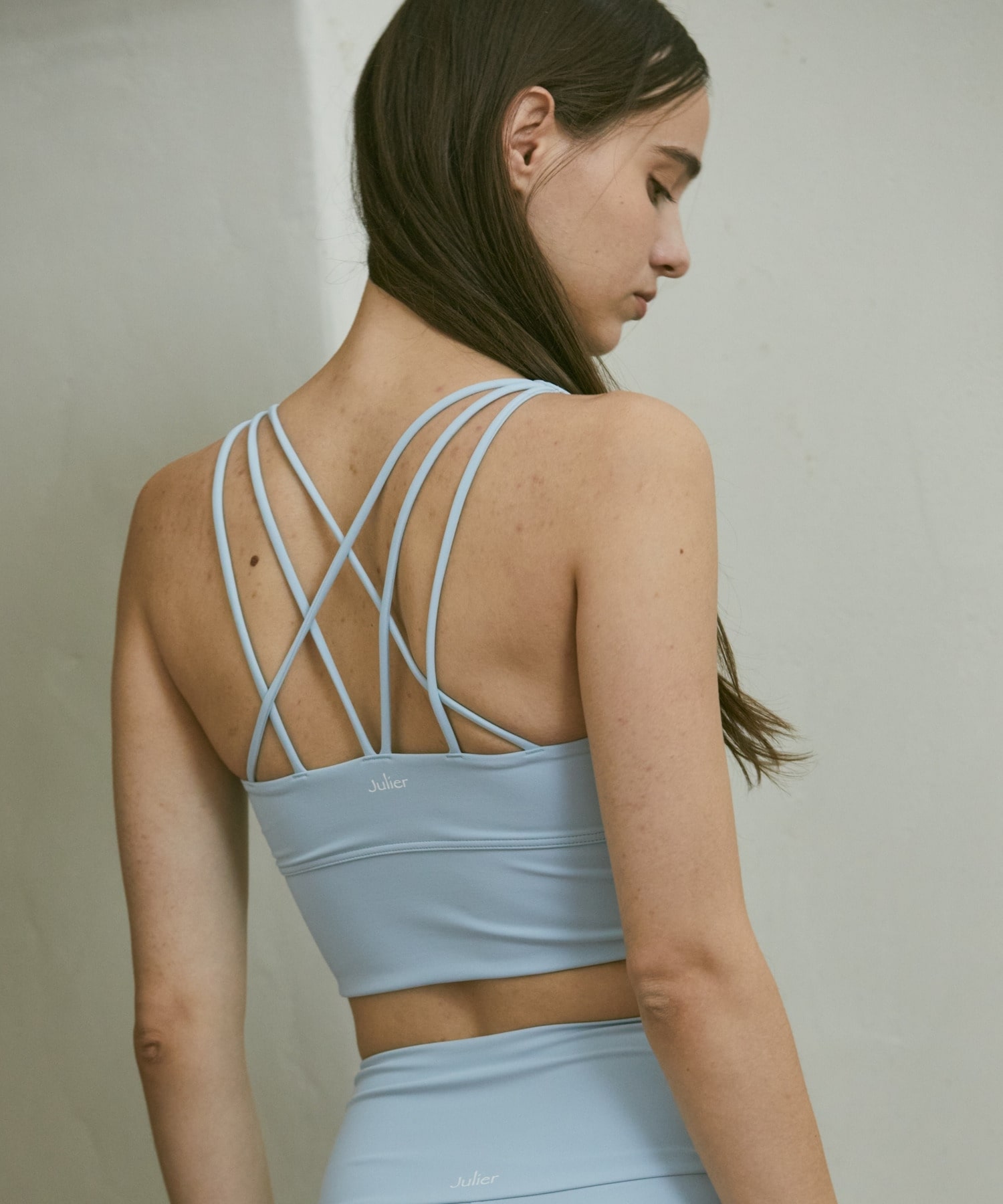 【Julier】【定番】YOGA FITショートトップス/パット付き・UVカット・吸汗速乾・ホットヨガ対応・水着・水陸両用 詳細画像 ブラック 5