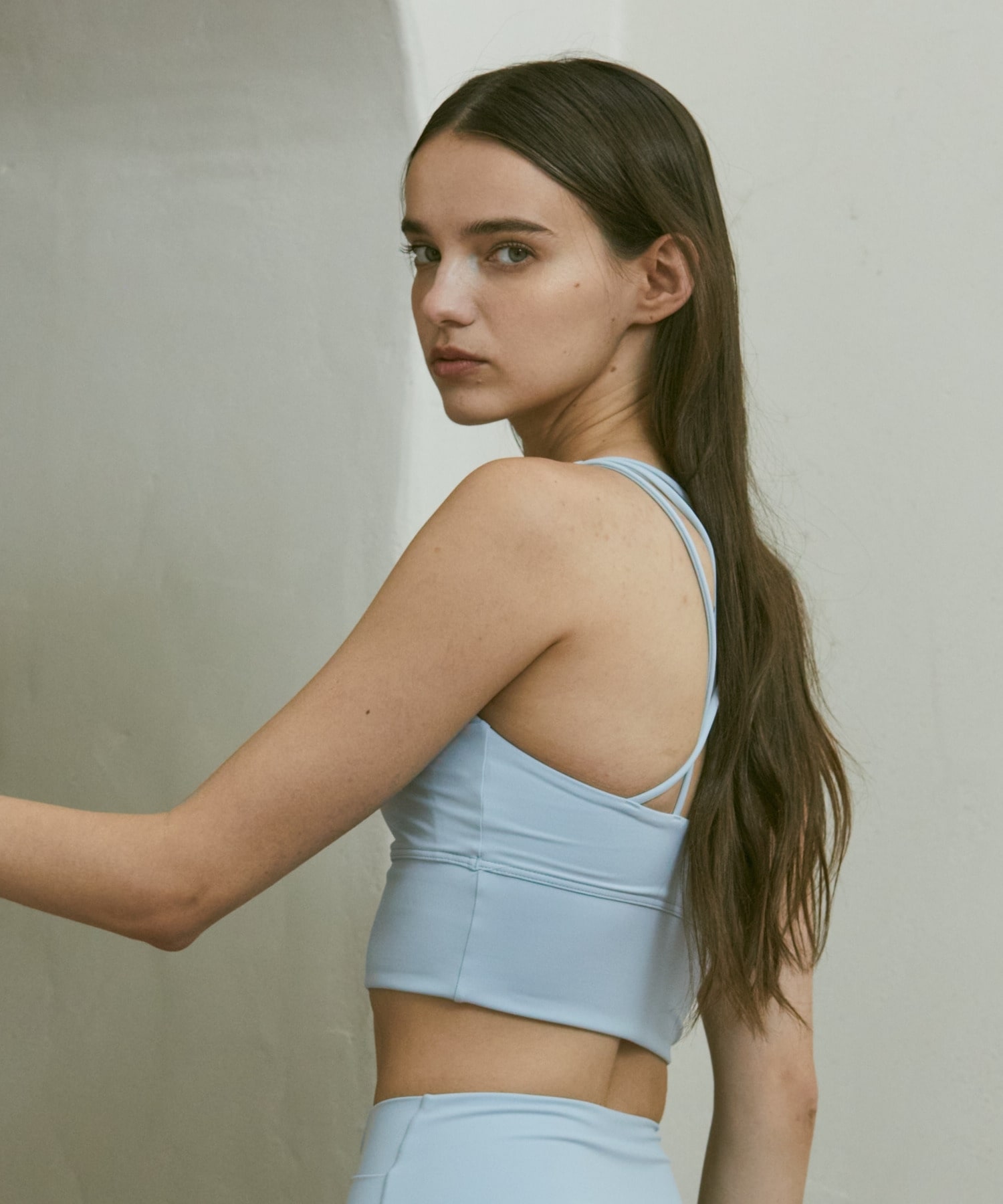 【Julier】【定番】YOGA FITショートトップス/パット付き・UVカット・吸汗速乾・ホットヨガ対応・水着・水陸両用 詳細画像 ブラック 7