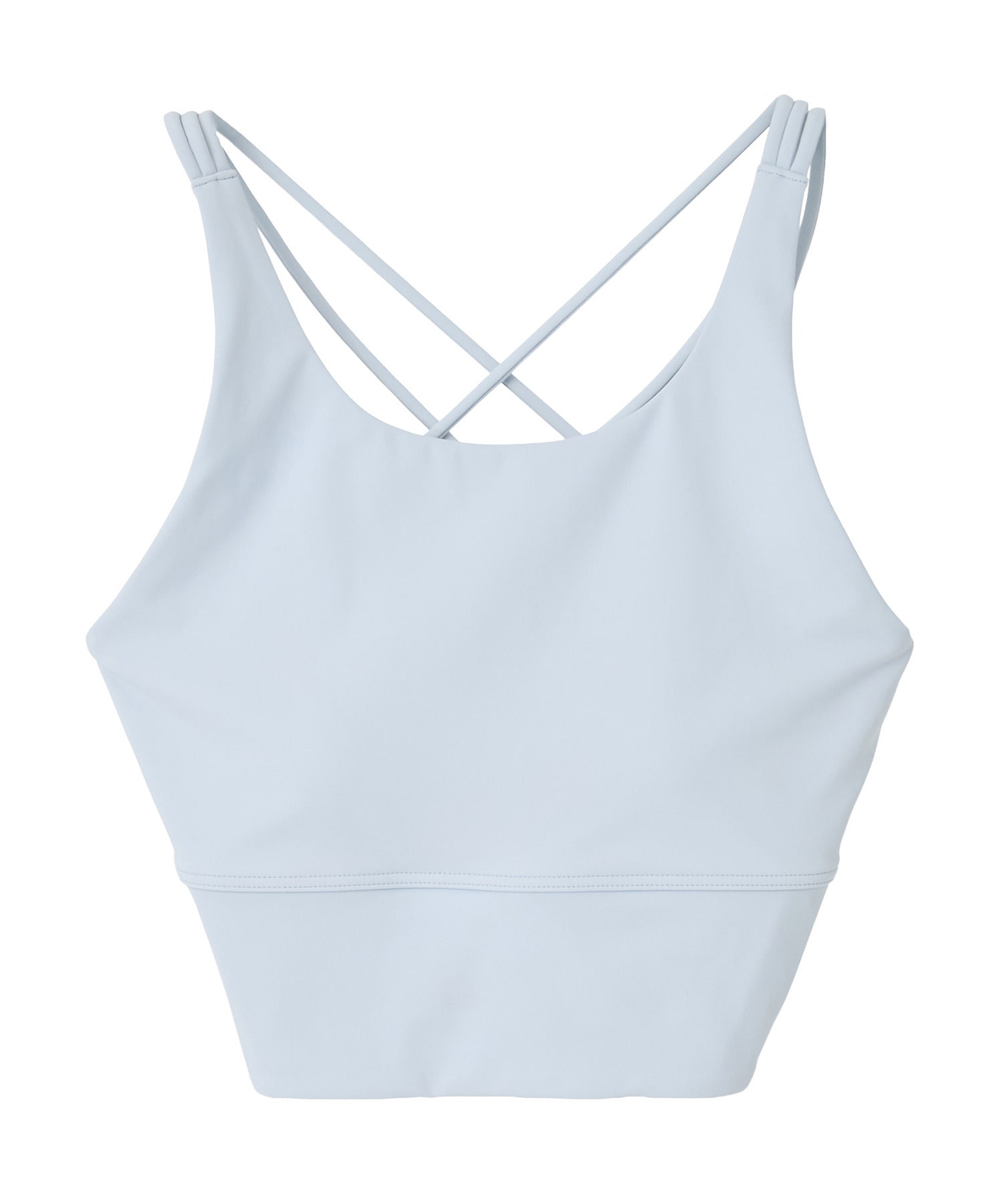 【Julier】【定番】YOGA FITショートトップス/パット付き・UVカット・吸汗速乾・ホットヨガ対応・水着・水陸両用 詳細画像 ブルー 2