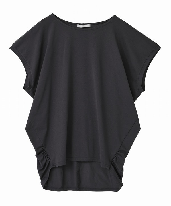 【定番】ライトプライムドレープトップス/エコ・UVカット・吸汗速乾・ホットヨガ対応・ラッシュガード 詳細画像 チャコール 2