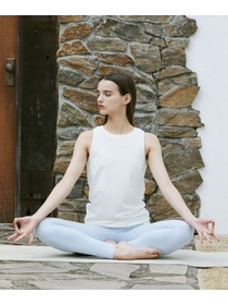 【Julier】【定番】YOGA FITレギンス/UVカット・吸汗速乾・ホットヨガ対応・水着・水陸両用 詳細画像 ブラック 2