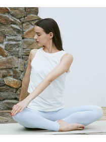 【Julier】【定番】YOGA FITレギンス/UVカット・吸汗速乾・ホットヨガ対応・水着・水陸両用 詳細画像 ブラック 3