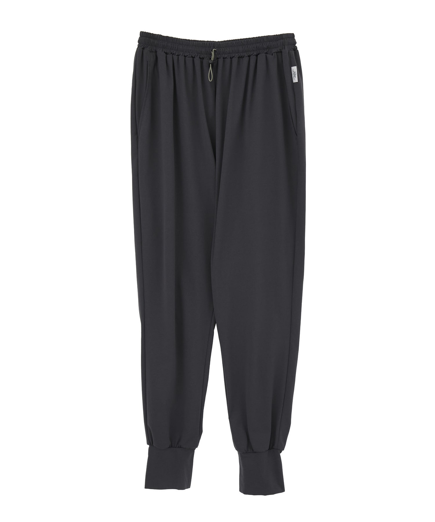 【Julier】【定番】ライトプライムギャザーパンツ/エコ・UVカット・吸汗速乾・ホットヨガ対応・ラッシュガード 詳細画像 チャコール 1