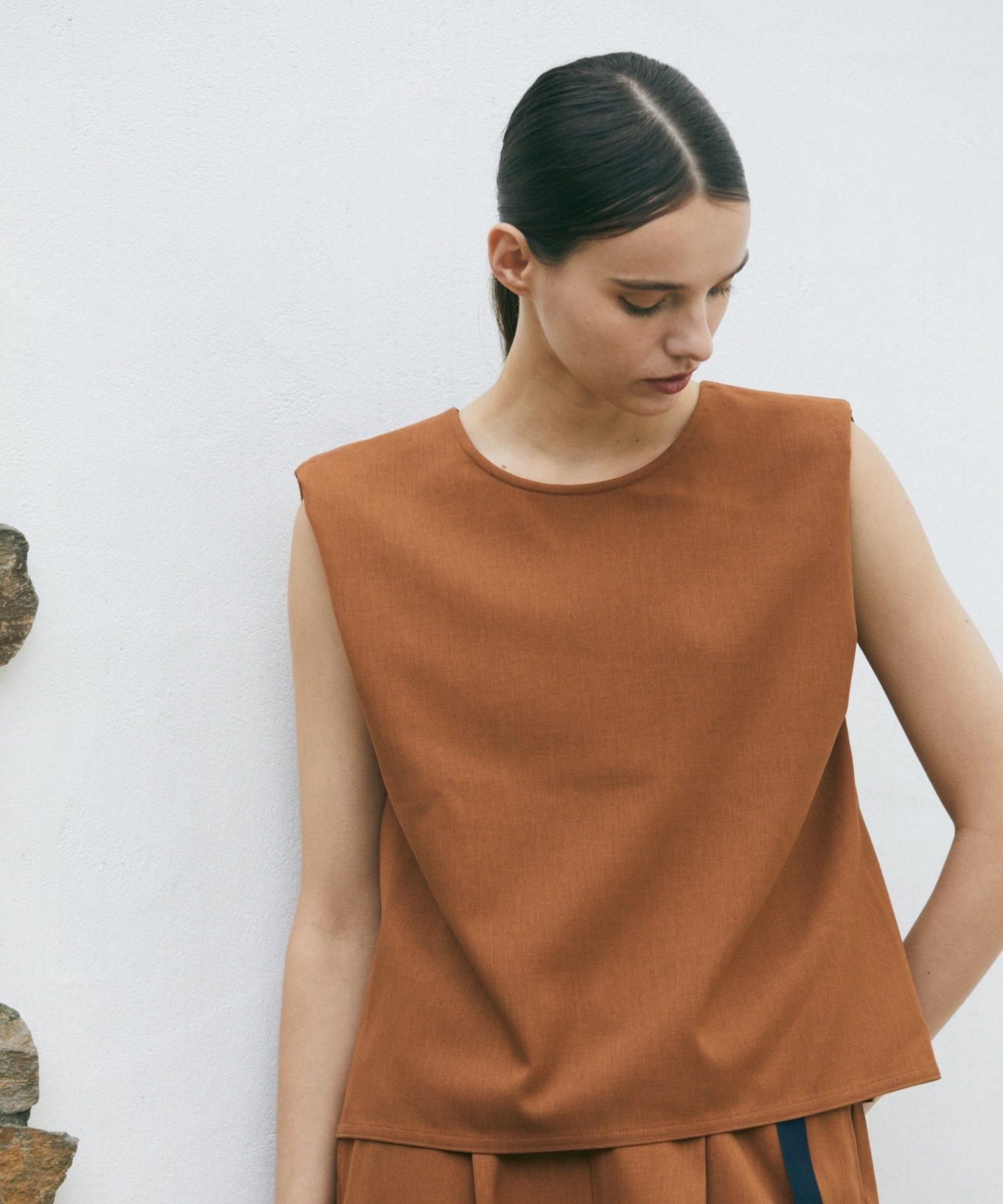 【Julier】ジェントルツイルプルオーバー/UVカット・吸水速乾・接触冷感 詳細画像 ネイビー 1