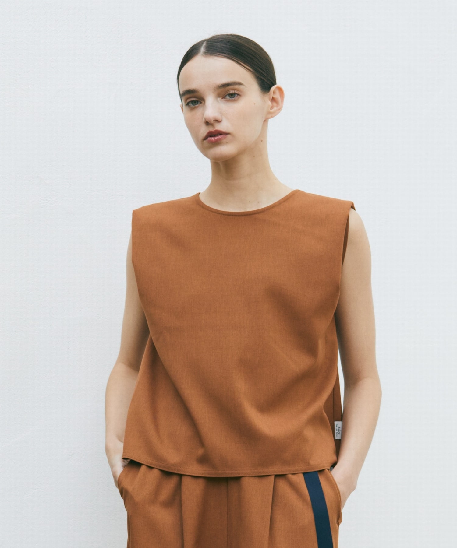 【Julier】ジェントルツイルプルオーバー/UVカット・吸水速乾・接触冷感 詳細画像 ブラウン 1