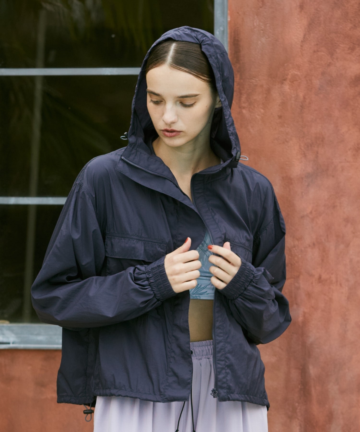 【Julier】ルーセントUV ライトブルゾン 詳細画像 ネイビー 5