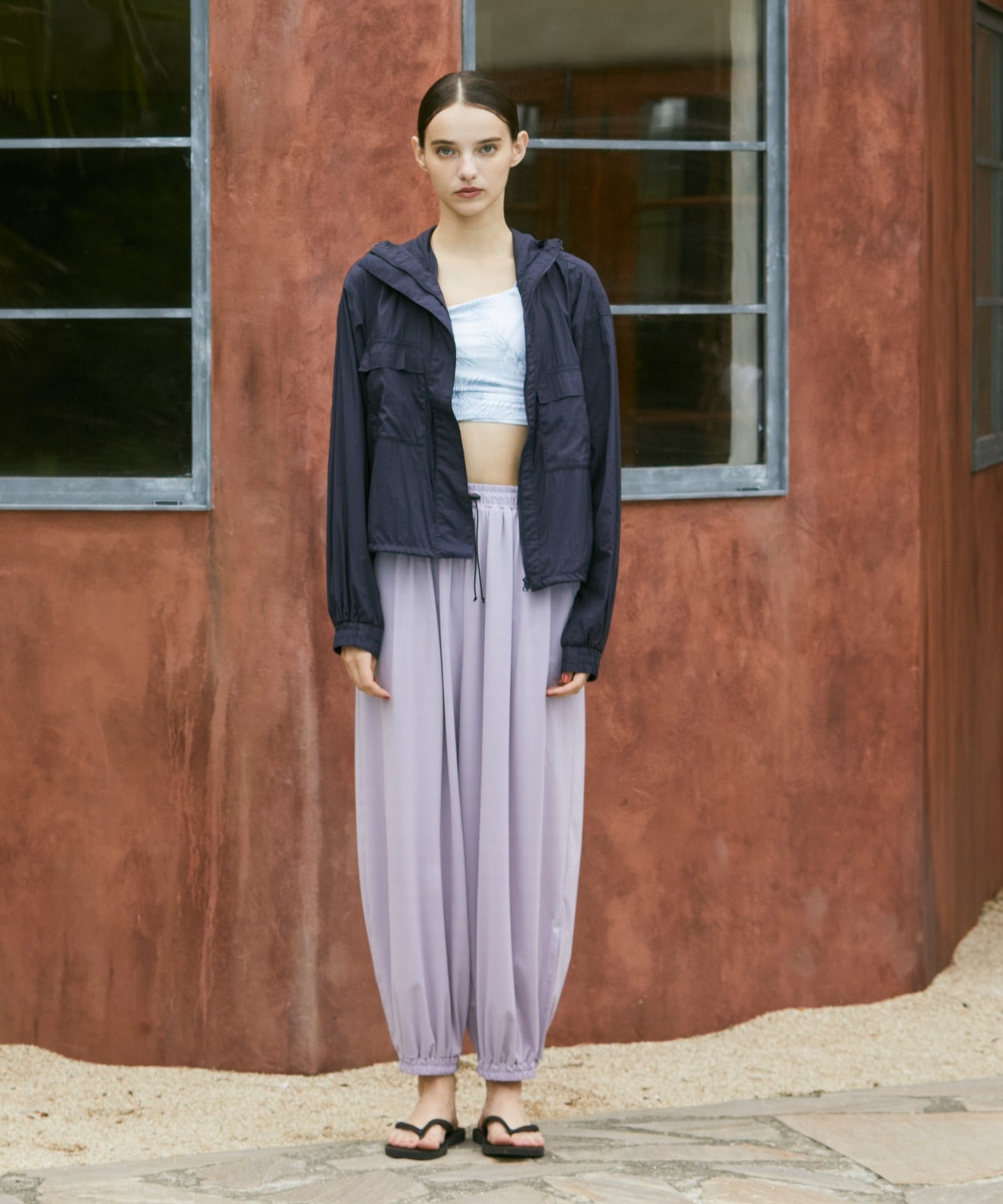 【Julier】ルーセントUV ライトブルゾン 詳細画像 ネイビー 7