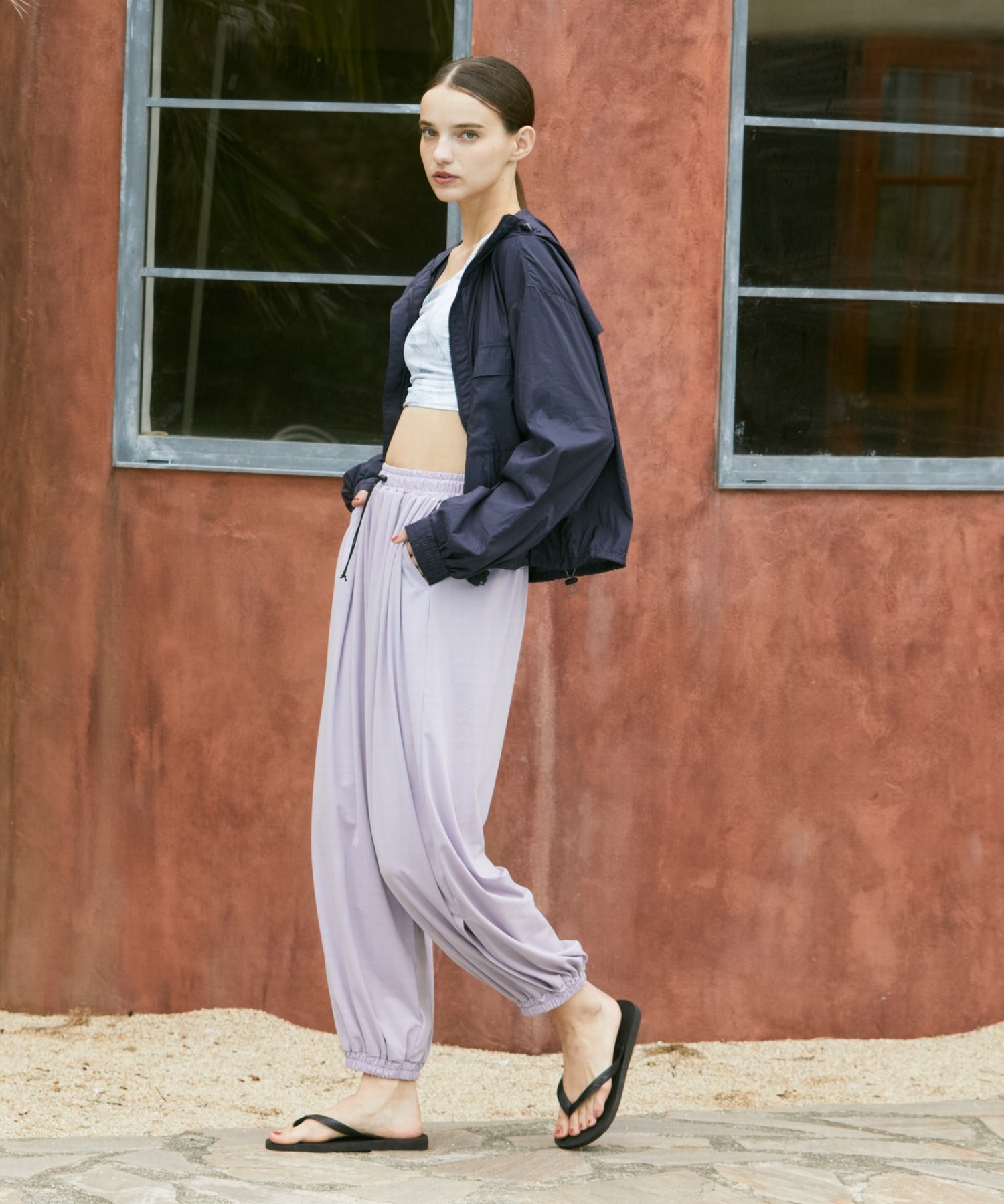 【Julier】ルーセントUV ライトブルゾン 詳細画像 ネイビー 8