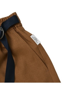 【Julier】ジェントルツイルギャザーパンツ/UVカット・吸水速乾・接触冷感 詳細画像 ネイビー 10