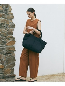 【Julier】ジェントルツイルギャザーパンツ/UVカット・吸水速乾・接触冷感 詳細画像 ネイビー 4