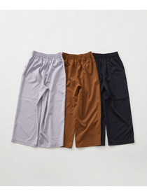 【Julier】ジェントルツイルギャザーパンツ/UVカット・吸水速乾・接触冷感 詳細画像 ネイビー 7