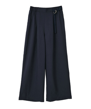 【Julier】ジェントルツイルギャザーパンツ/UVカット・吸水速乾・接触冷感 詳細画像 ネイビー 1