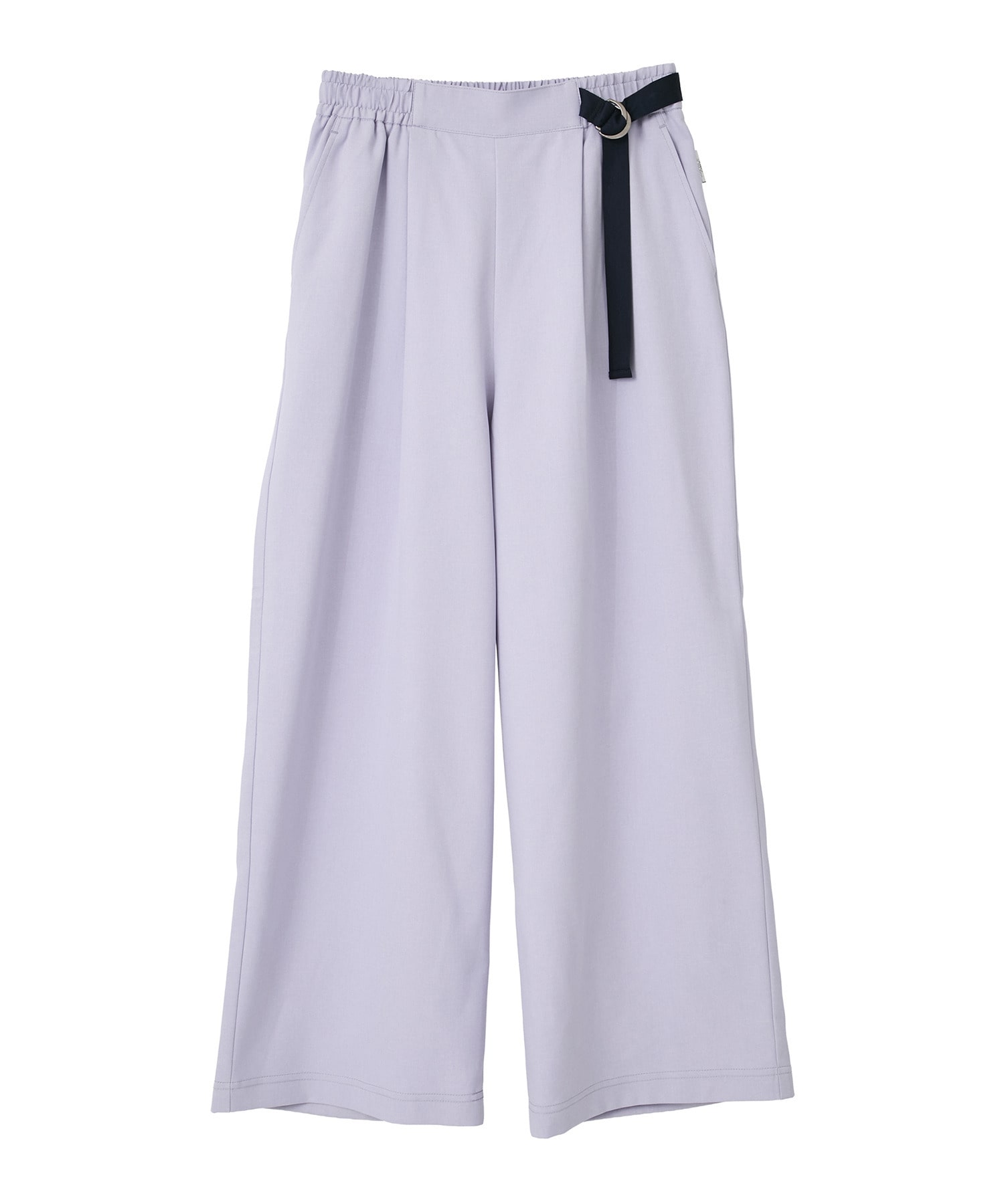 【Julier】ジェントルツイルギャザーパンツ/UVカット・吸水速乾・接触冷感 詳細画像 ラベンダー 1