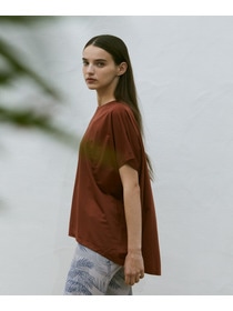 【Julier】マイクロ天竺ワイドTシャツ/エコ・マタニティ対応 詳細画像 ブラック 1