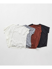 【Julier】マイクロ天竺ワイドTシャツ/エコ・マタニティ対応 詳細画像 ブラック 5