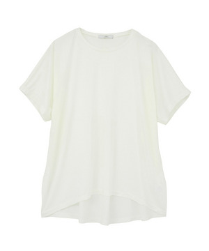 【Julier】マイクロ天竺ワイドTシャツ/エコ・マタニティ対応 詳細画像 ホワイト 1