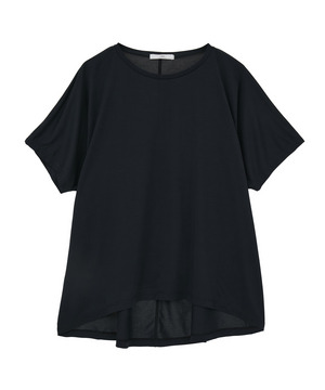 【Julier】マイクロ天竺ワイドTシャツ/エコ・マタニティ対応 詳細画像 ブラック 1