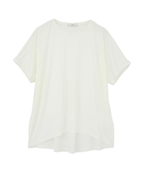 マイクロ天竺ワイドTシャツ/エコ・マタニティ対応 詳細画像 ホワイト 1