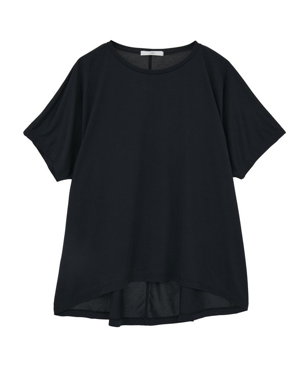 マイクロ天竺ワイドTシャツ/エコ・マタニティ対応 詳細画像 ブラック 1