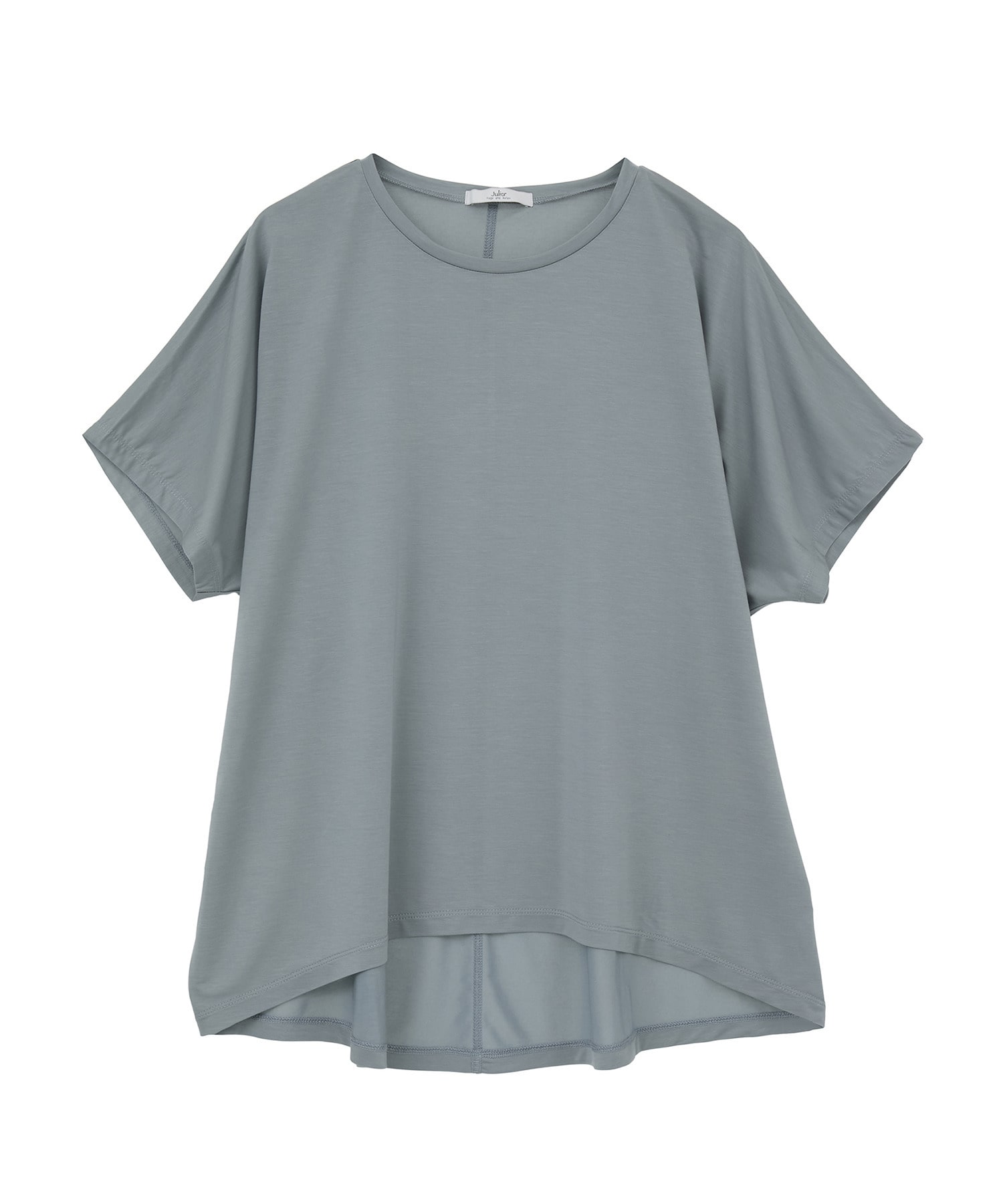 【Julier】マイクロ天竺ワイドTシャツ/エコ・マタニティ対応 詳細画像 ライトブルーグレー 1