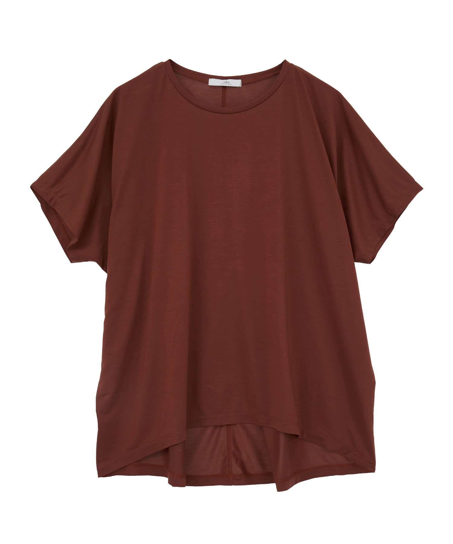 【Julier】マイクロ天竺ワイドTシャツ/エコ・マタニティ対応 詳細画像 ブラウン 2